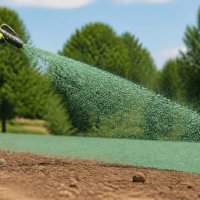 hydroseeding in action